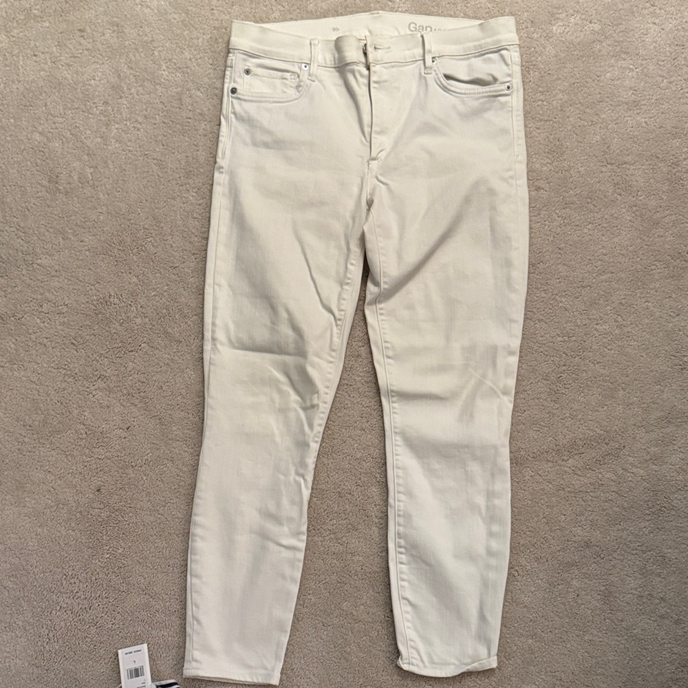 GAP Off-White Denim Jeans